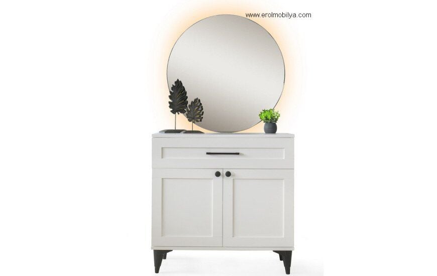 Şehzade Aytaşı 2 Kapılı 1 Çekmeceli Aynalı Buse Şifonyer
