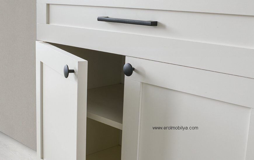 Şehzade Aytaşı 2 Kapılı 1 Çekmeceli Aynalı Buse Şifonyer