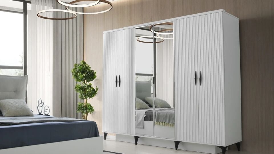 Şehzade Aytaşı 6 Kapılı Ladin Dolap