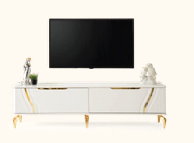 ABY Ekru - Gold Hazal Yemek Odası Takımı