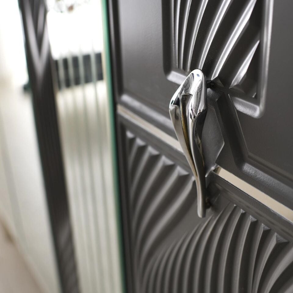 Şehzade Aytaşı - Antrasit 6 Kapılı Biga Dolap