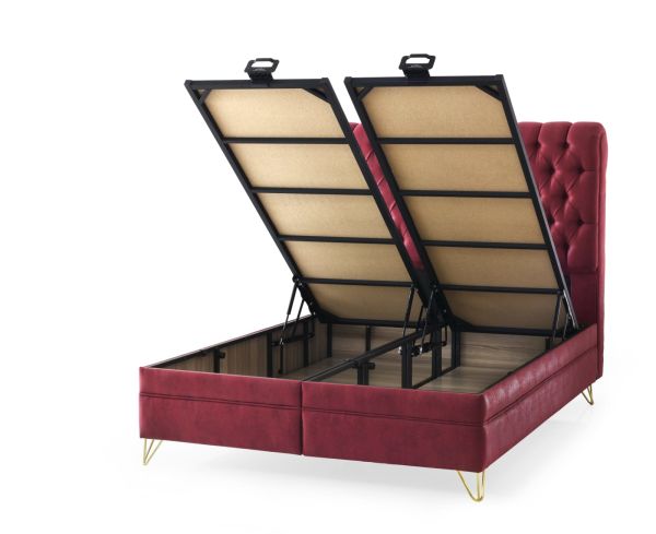 Lima Yatak + Baza + Baza Başlığı 3 ' Lü Set(Lima Yatak 30 cm Tavşan Tüyü)