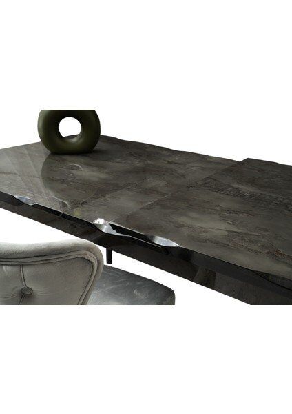 Mobilgen Irony 4 Adet Fulya Sandalye 160+37 Kelebek Tekno Kenar HG Açılabilir Masa Takımı