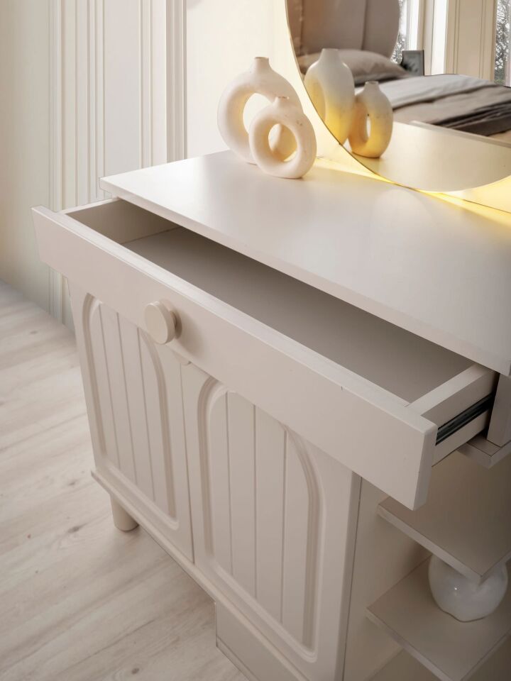 Şehzade Aytaşı 2 Kapılı 2 Çekmeceli Aynalı Bakü Şifonyer