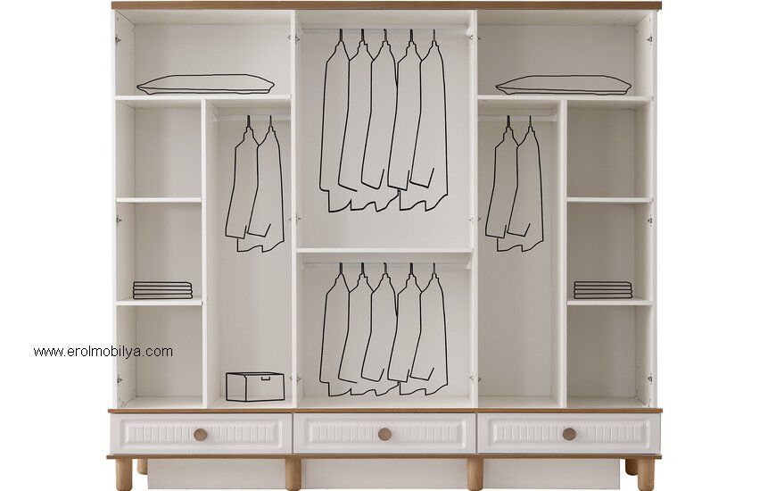 Şehzade Aytaşı - Ceviz Çınar Yatak Odası Takımı