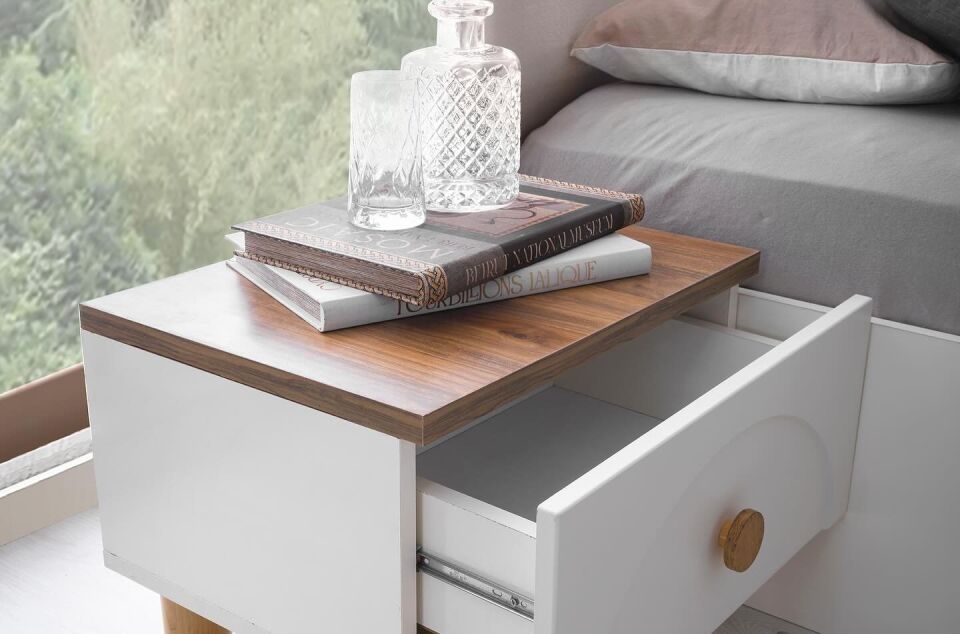 Şehzade Aytaşı - Ceviz 1 Çekmeceli 1 Adet Kosova Komidin