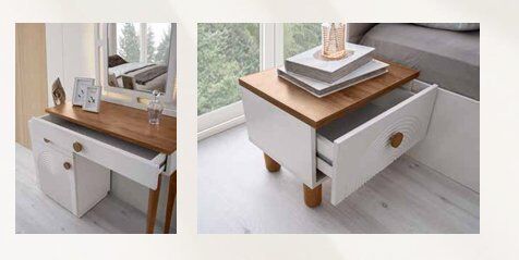 Şehzade Aytaşı - Ceviz  Köşk Yatak Odası Takımı