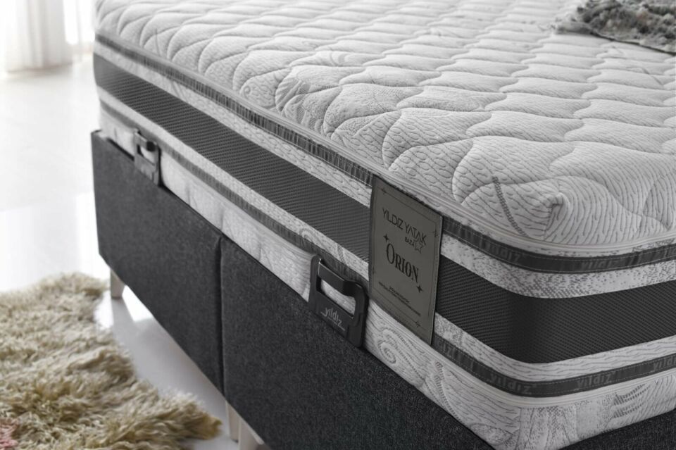 Milano Ortopedik AntiAlerjik 30cm 90*190 Yatak-Baza-Başlık Seti