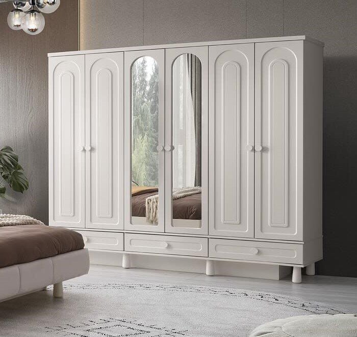 Şehzade Aytaşı 6 Kapılı 3 Çekmeceli Beyza Dolap