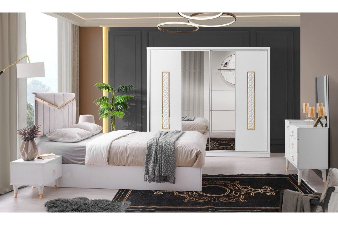 Şehzade Beyaz Avrasya Yatak Odası Takımı