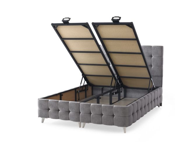Manila Yatak + Baza + Baza Başlığı 3 ' Lü Set( Visco Yatak 23 cm CNC Kesim)