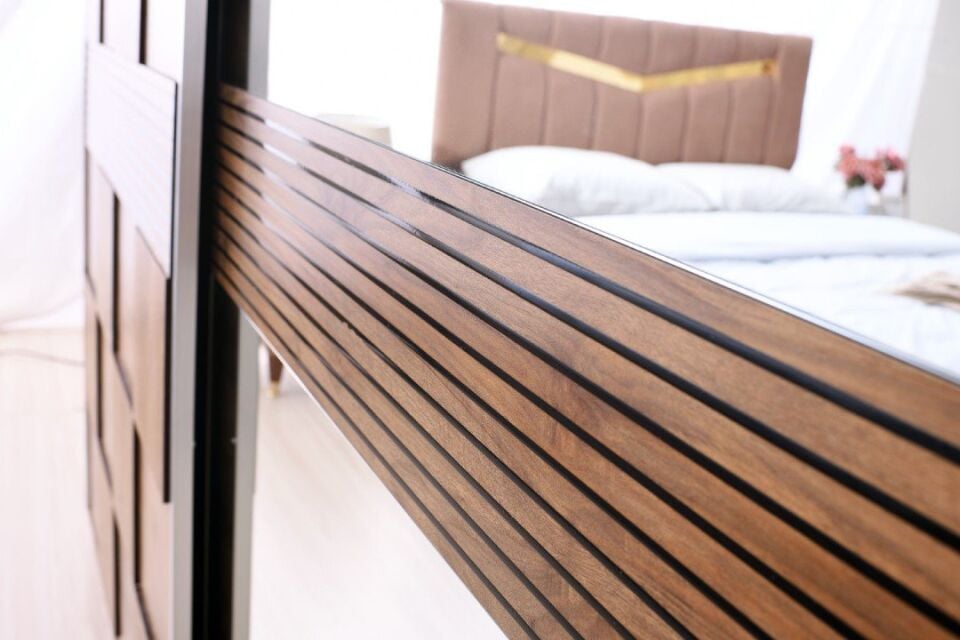 Şehzade Ceviz Sürgülü Efe Dolap