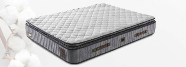 Lizbon Yatak + Baza + Baza Başlığı 3 ' Lü Set(Pluton Yatak 30 cm Mega Ortapedik)