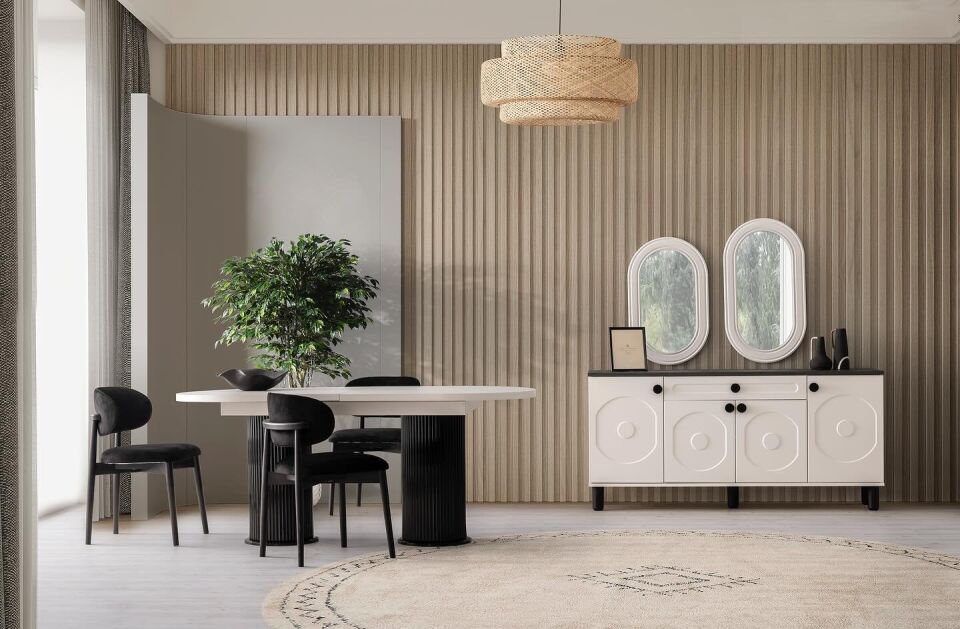 Şehzade Aytaşı - Siyah Sude Yemek Odası Takımı