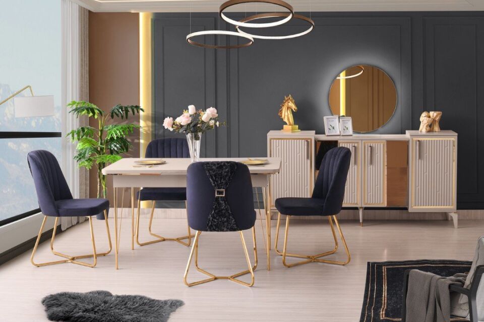 Şehzade KumBeji Karizma Yemek Odası Takımı