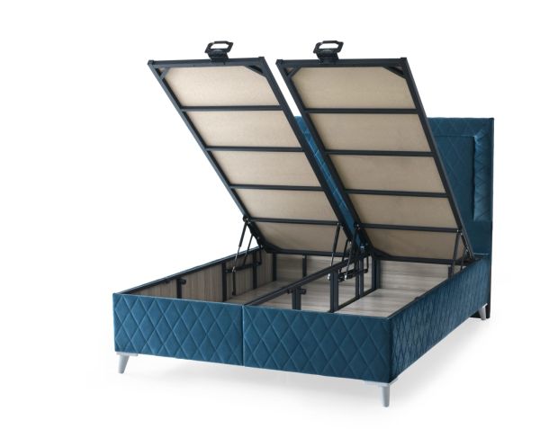 Dakar Yatak + Baza + Başlık 3 ' Lü Set(Venüs Yatak 24 cm Çift Taraflı)