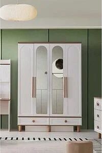 Şehzade Aytaşı 4 Kapılı 2 Çekmeceli Kuzey Dolap