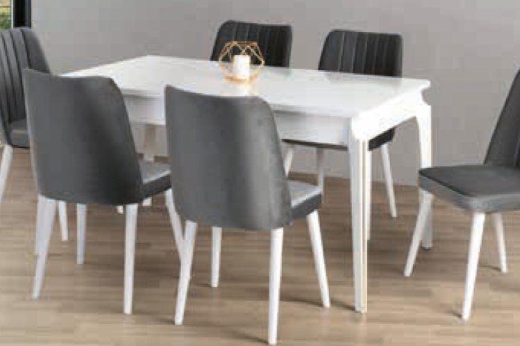 Bera (Sadece Masa) Beyaz Başak Açılabilir Masa