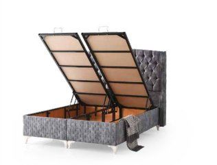 Delta Yatak + Baza + Başlık 3 ' Lü Set (Victoria Yatak 30 cm Örme Pamuk)