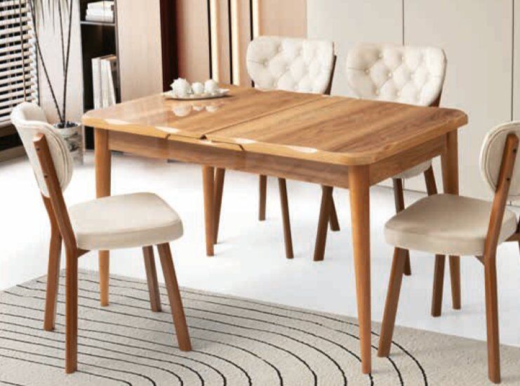 Bera (Sadece Masa) Hazar 130+30 x 80 Kütük Açılabilir Masa