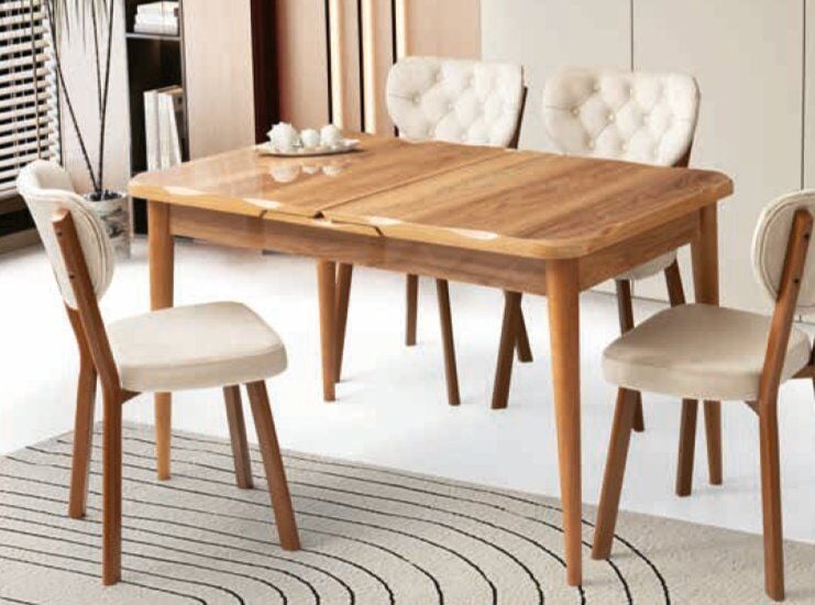 Bera (Sadece Masa) Hazar 130+30 x 80 Kütük Açılabilir Masa