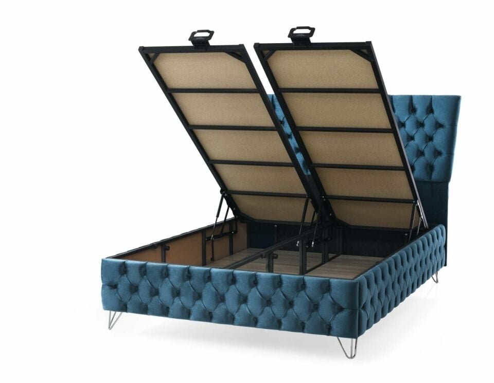 Alpha Ultra Ortopedik AntiAlerjik 34cm 100*200 Yatak-Baza-Başlık Seti