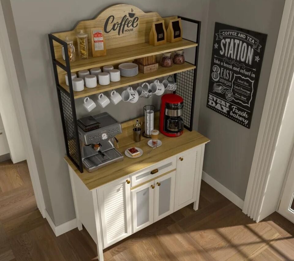 Sakura Siyah FRN - 21027 Misto Kahve Dolabı