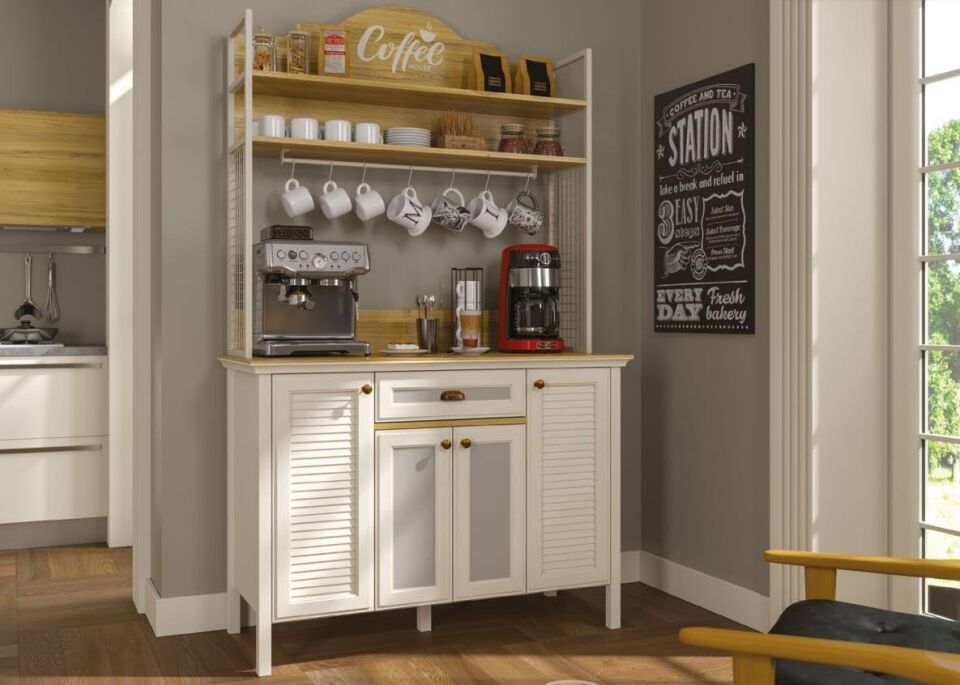 Sakura Krem FRN - 21027-1 Misto Kahve Dolabı