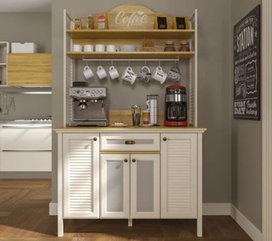 Sakura Krem FRN - 21027-1 Misto Kahve Dolabı