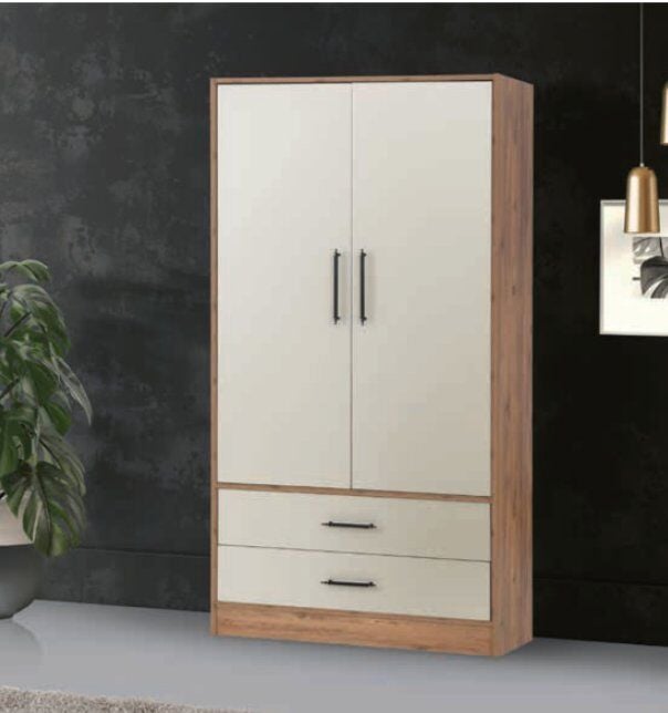 Bera Atlantik Çam - Kumbeji 2 Kapılı Tuna Dolap