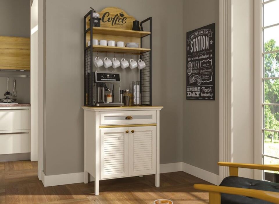 Sakura Siyah FRN - 21028 Misto Kahve Dolabı