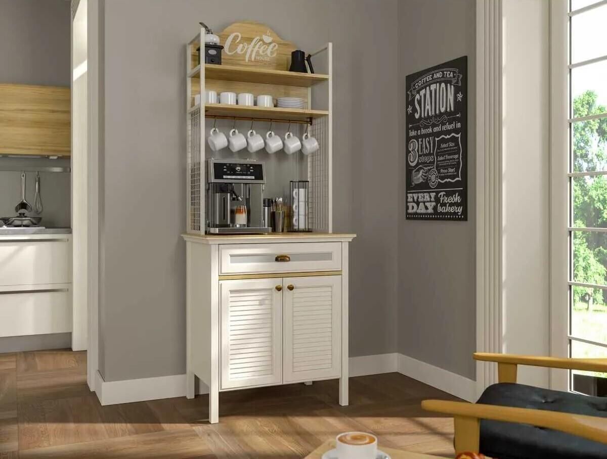 Sakura Krem FRN - 21028-1 Misto Kahve Dolabı