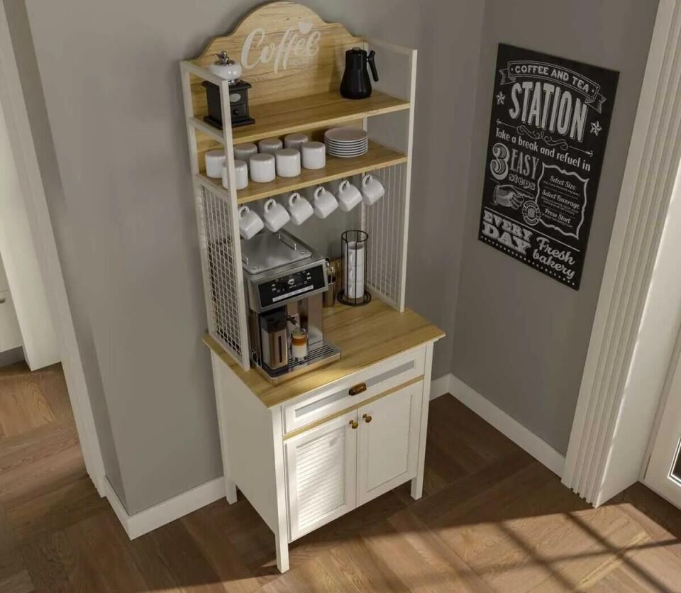 Sakura Krem FRN - 21028-1 Misto Kahve Dolabı