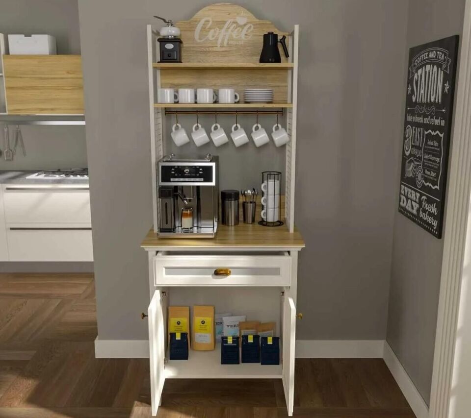 Sakura Krem FRN - 21028-1 Misto Kahve Dolabı