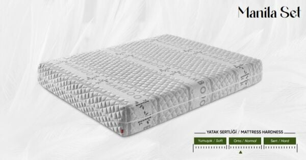 Visco Orta Alezli Fermuarlı 23 cm Yatak