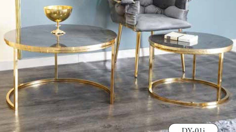 Mim Gold Dünya İkili Orta Sehpa