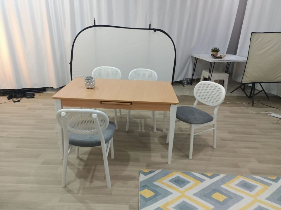 Uyar (Sadece Masa) Kayın Kaplama 90*160+30 Paris Açılır Masa