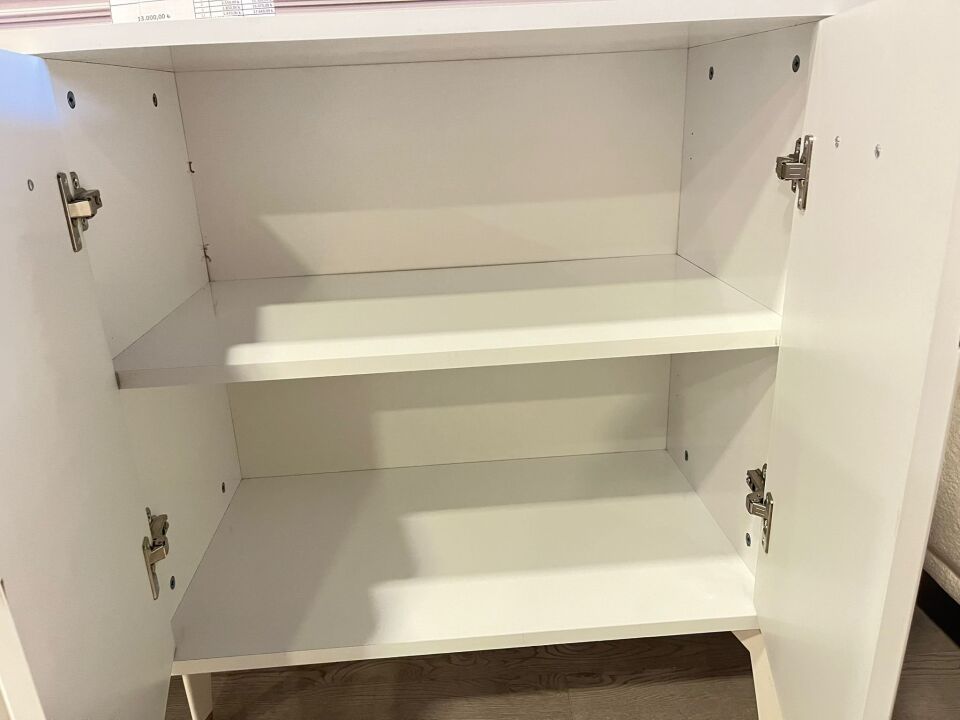 Beyaz - Gold Sinem Oval Konsol