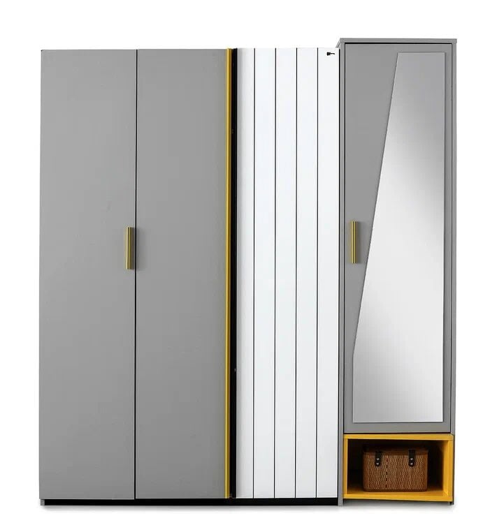 Gitar Tokyo 4 Kapılı Dolap Karyolalı Genç Odası Takımı