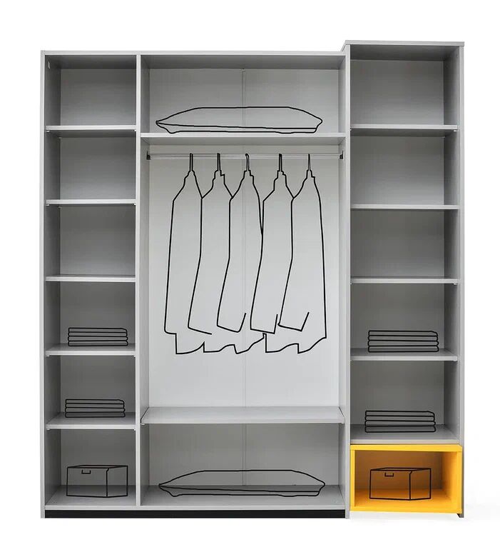 Gitar Tokyo 4 Kapılı Dolap Karyolalı Genç Odası Takımı