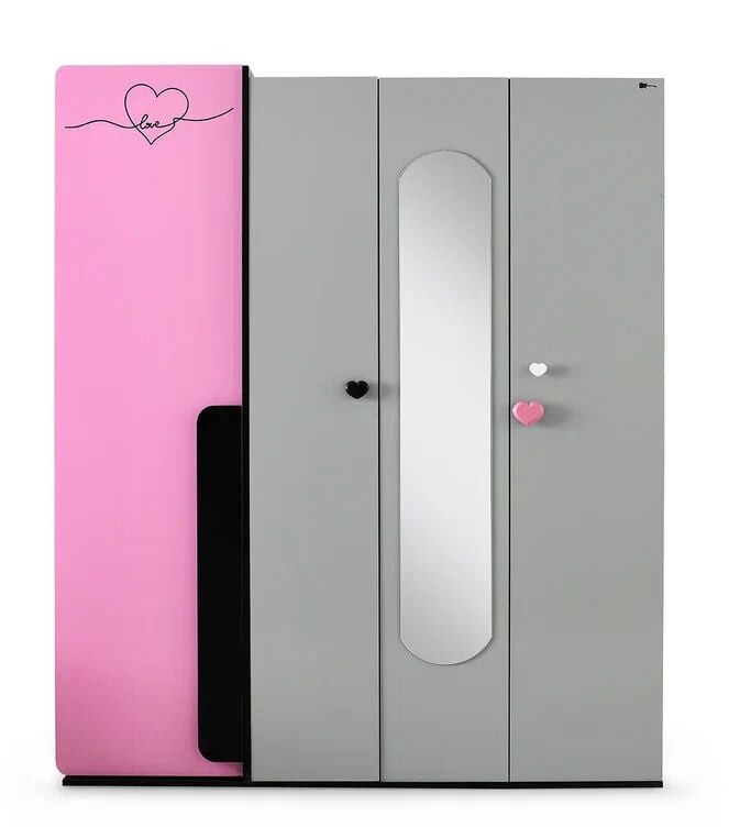 Gitar Sıdney 4 Kapılı Dolap