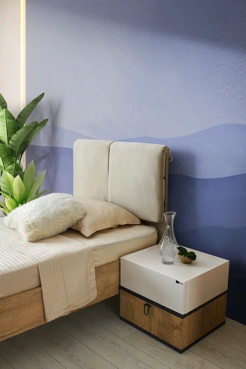 Gitar Alaçatı 3 Kapılı Dolap Karyolalı Genç Odası Takımı