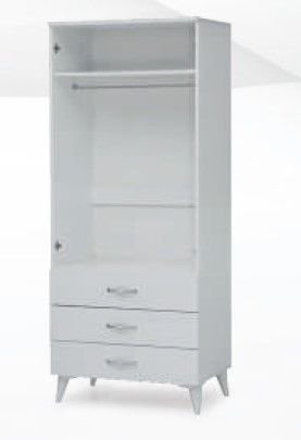 Defne 2 Kapılı Atlantik Çam Dolap
