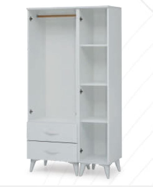 Gamze 3 Kapılı Çam Dolap