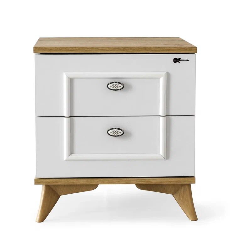 Gitar Viyana 3 Kapılı Dolap Bazalı Karyola Genç Odası Takımı