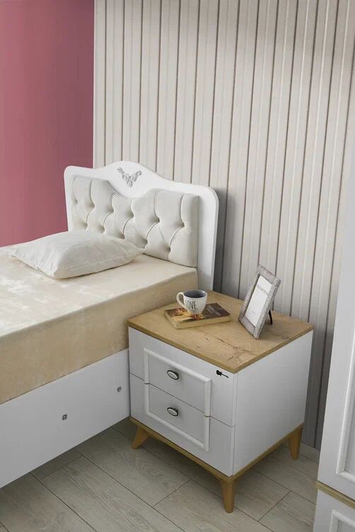 Gitar Viyana 2 Çekmeceli Komidin