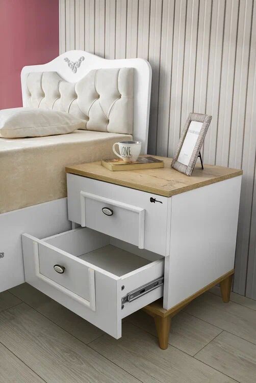 Gitar Viyana 2 Çekmeceli Komidin