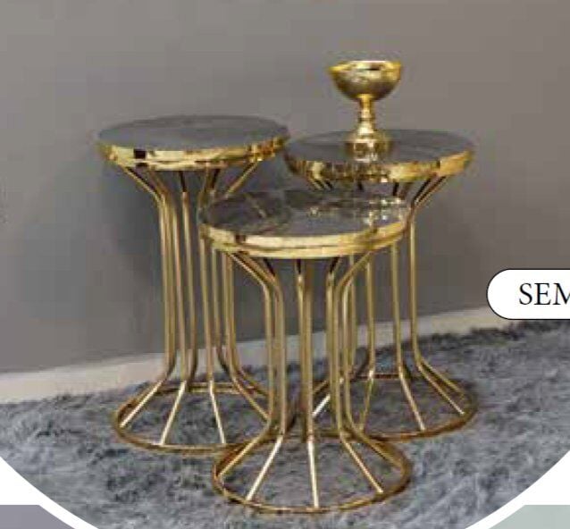 Mim Füme - Gold Sembol Zigon Sehpa