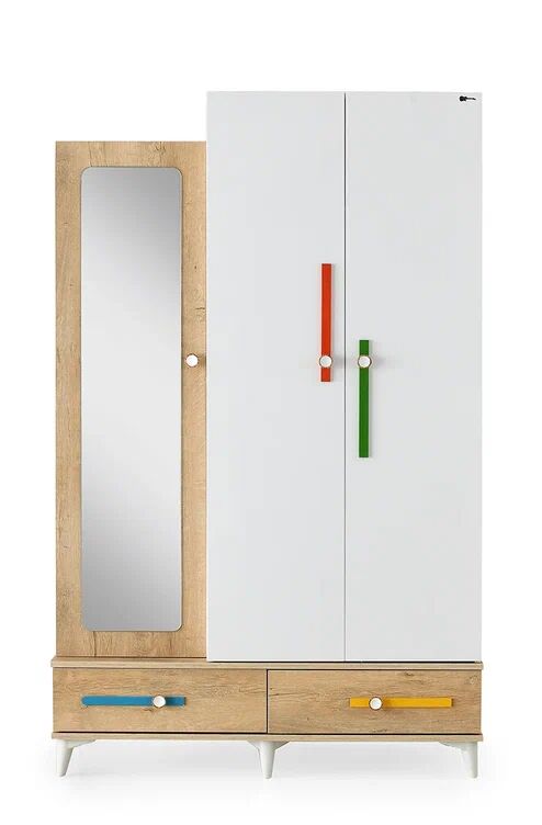 Gitar Pikolo 3 Kapılı Dolap