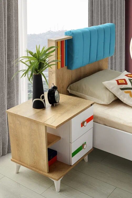 Gitar Pikolo 2 Çekmeceli Komidin